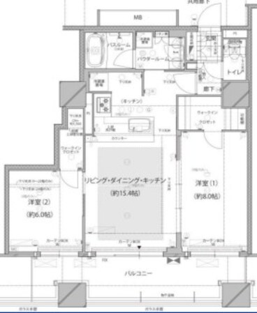 プレサンスレジェンド堺筋本町タワーの物件間取画像